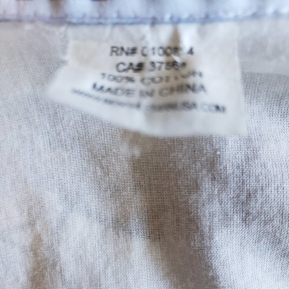 Ben Sherman Cream Brown Orange Nature Queen Anne Cap Cotton Shift Dress M Medium - Picture 16 of 16